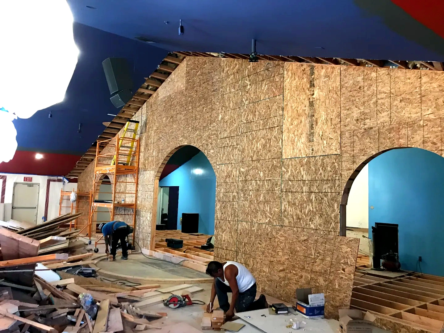 Interior Church Remodel, Long Beach gallery image 1